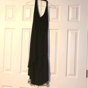 Black halter style dress not sure on sz